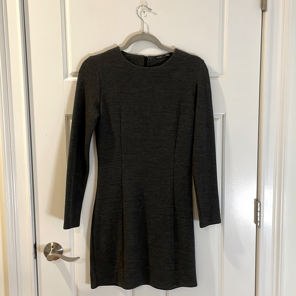 Zara Charcoal Gray Dress. Size: Medium. - Picture 1 of 2
